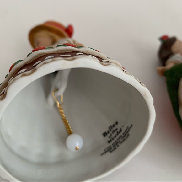 Vtg 1992 Enesco Belles Porcelain Figurine Set of 4 - Picture 16 of 16